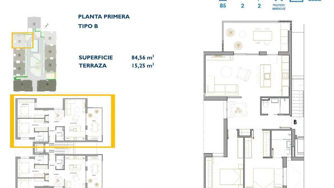 Nybyggnad - Lägenhet - San Pedro del Pinatar - San Pedro del Pinatar pueblo