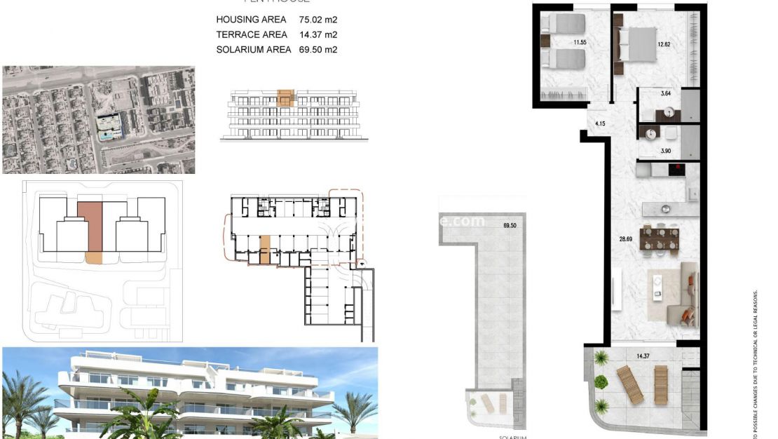 Nybyggnad - Penthouse - Orihuela Costa - Lomas De Cabo Roig