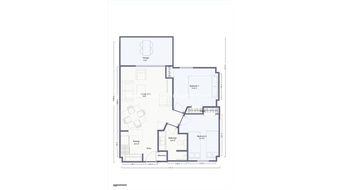 Aldea del Mar, Torrevieja, Playa Los Locos, Costa Blanca, Alicante