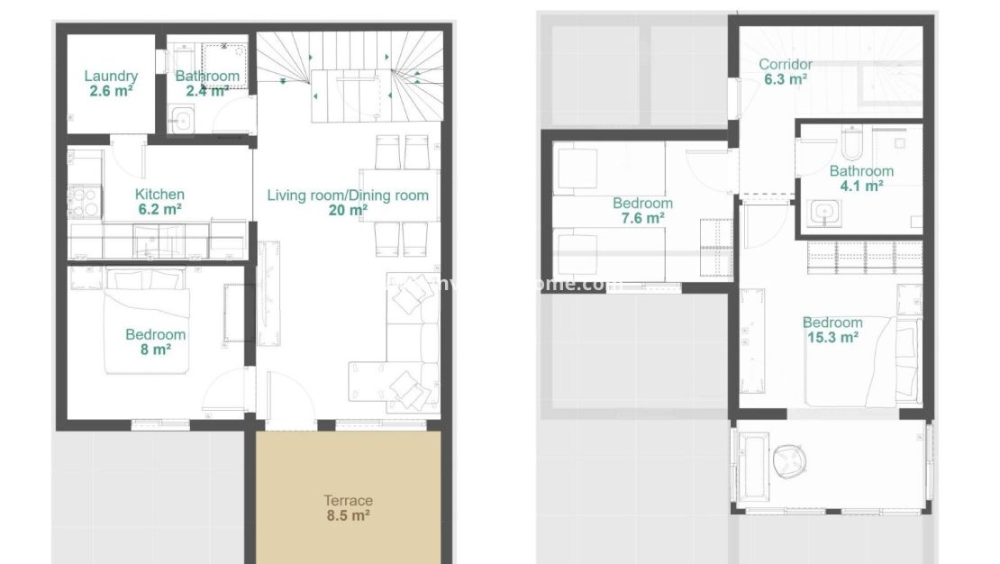 Försäljning - Hus - Orihuela Costa - Urbanización Perla Del Mar
