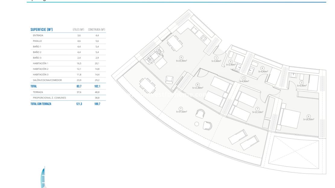 New Build - Apartment - Benidorm