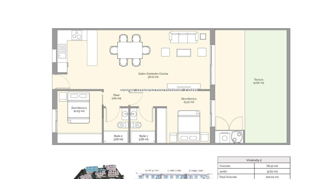 New Build - Apartment - Finestrat - Puig Campana Golf