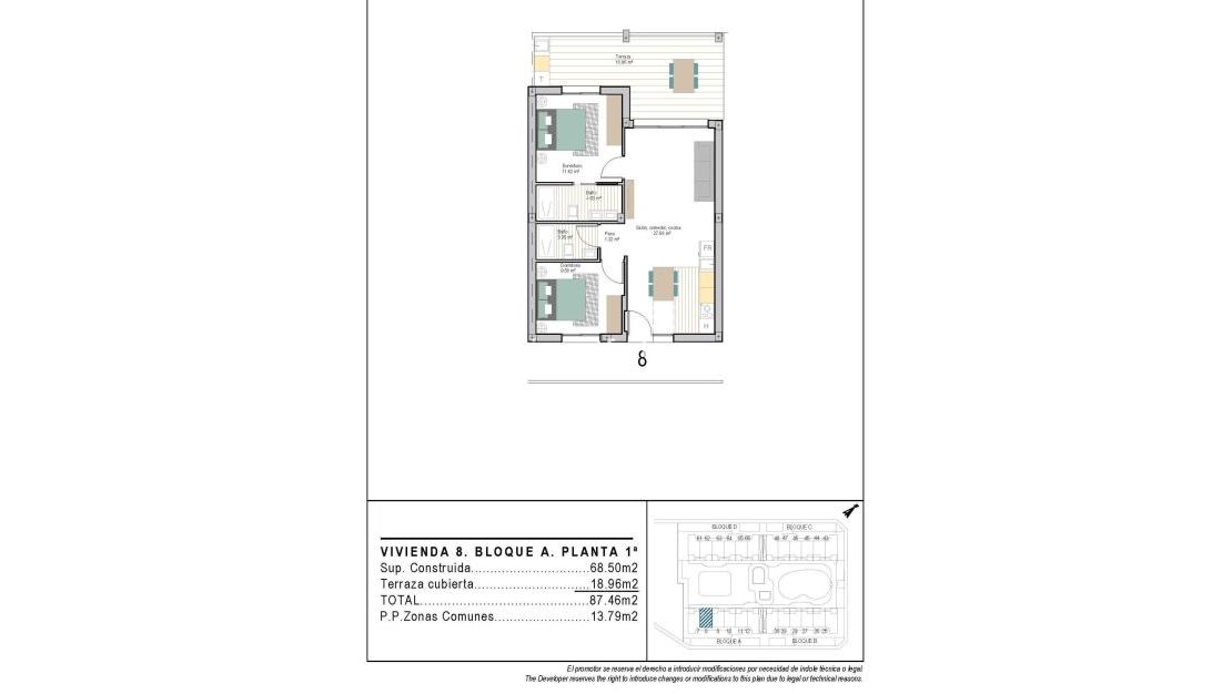 New Build - Apartment - Los Alcázares - San Cayetano