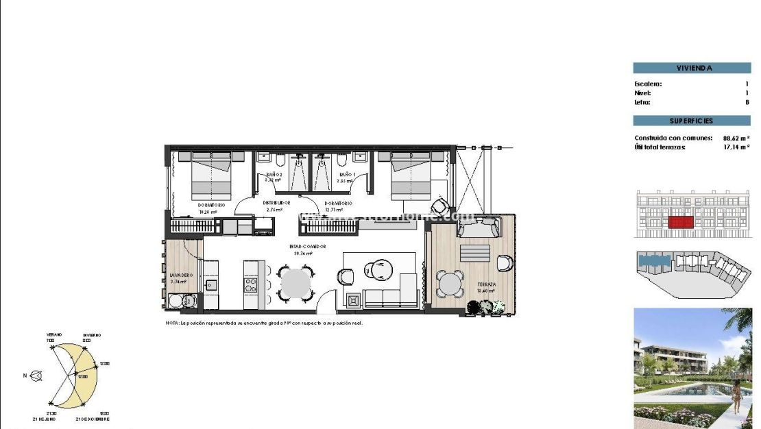 New Build - Apartment - Los Alcázares - Santa Rosalia Resort