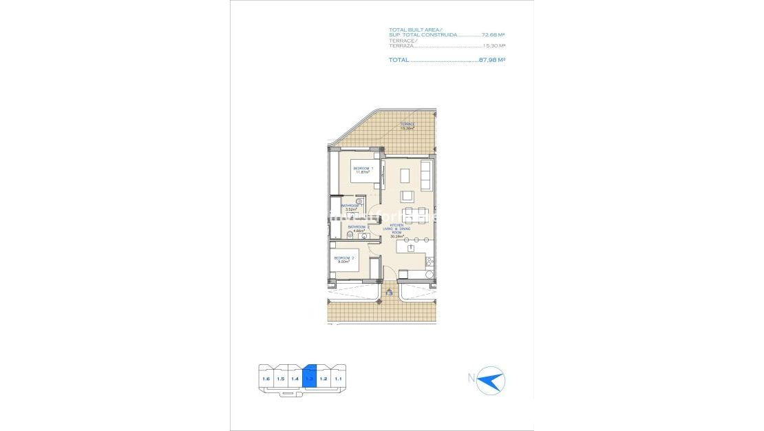 New Build - Apartment - Los Alcázares - Serena Golf