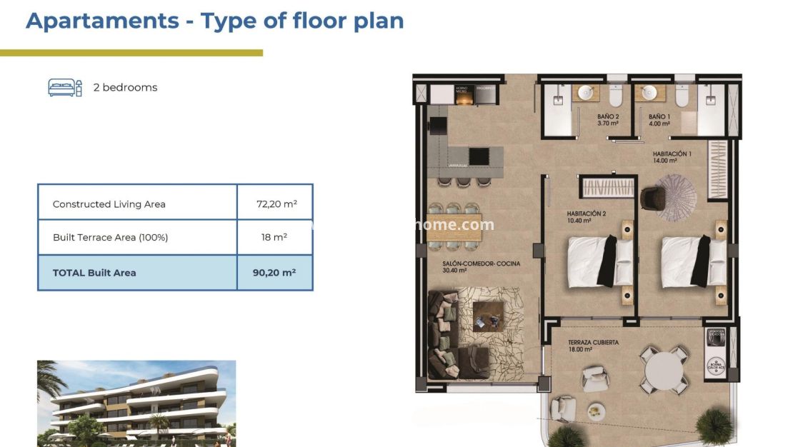 New Build - Apartment - Orihuela Costa - Punta Prima