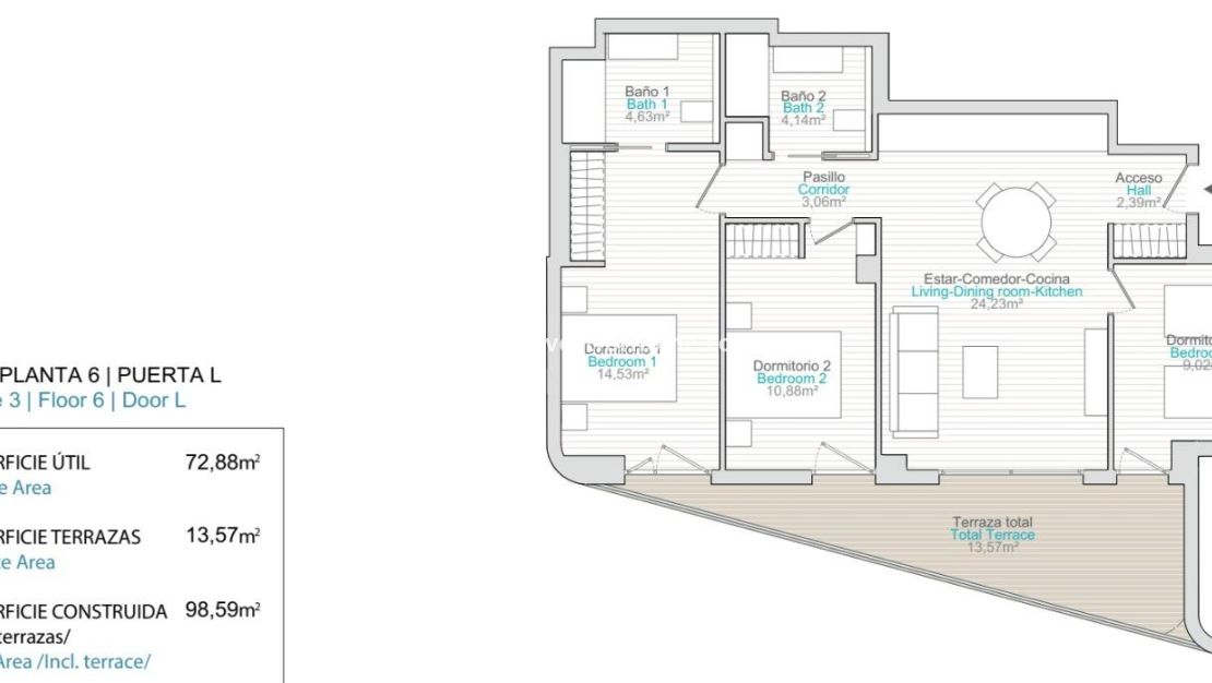 New Build - Apartment - Villajoyosa - La Tellerola