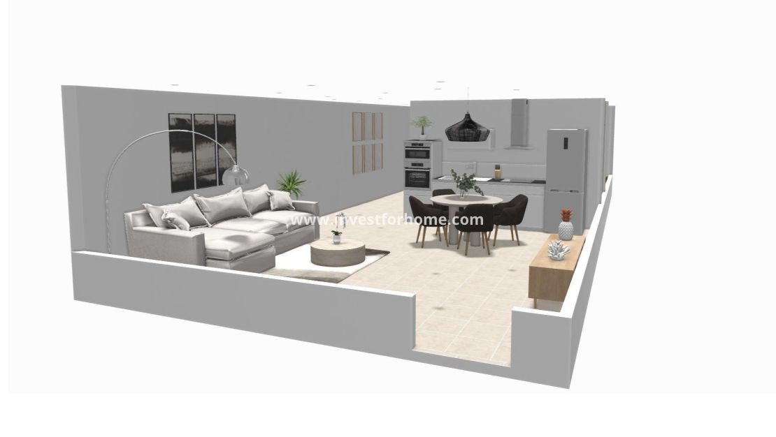 New Build - Bungalow - Hondón de las Nieves - La Canalosa