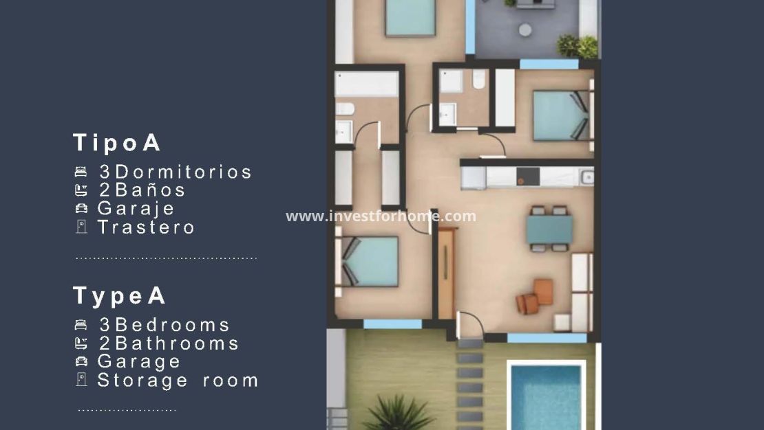New Build - Bungalow - San Pedro del Pinatar - Los Pinos