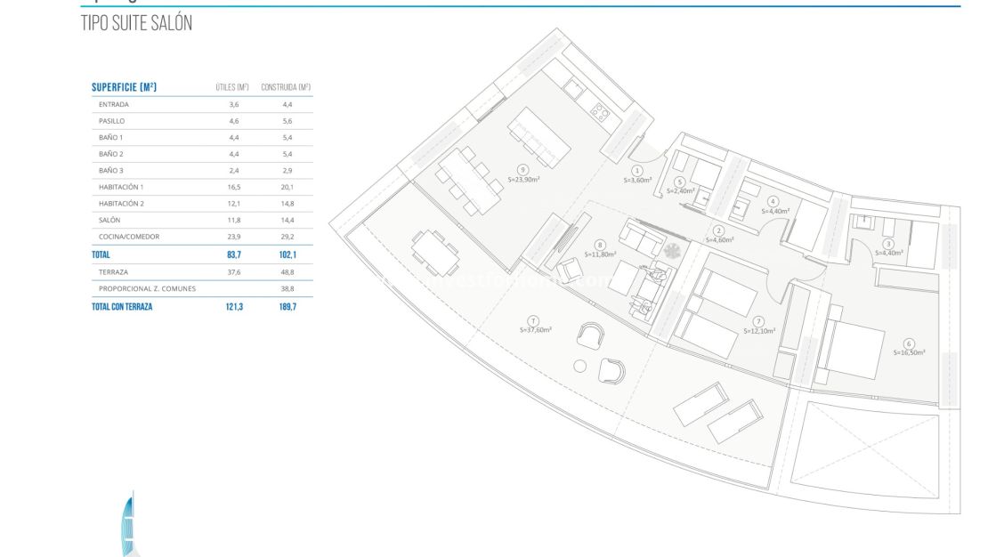 Nieuwbouw - Appartement - Benidorm
