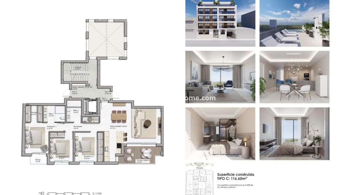 Nieuwbouw - Appartement - Guardamar del Segura - Pueblo