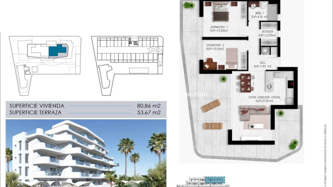 Nieuwbouw - Appartement - Pilar de la Horadada - Mil Palmeras