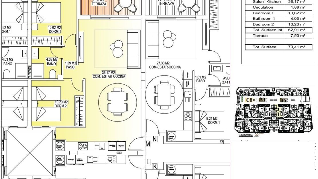 Nieuwbouw - Appartement - San Miguel de Salinas - Pueblo