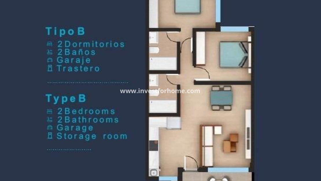 Nieuwbouw - Bungalow - San Pedro del Pinatar - Los Pinos