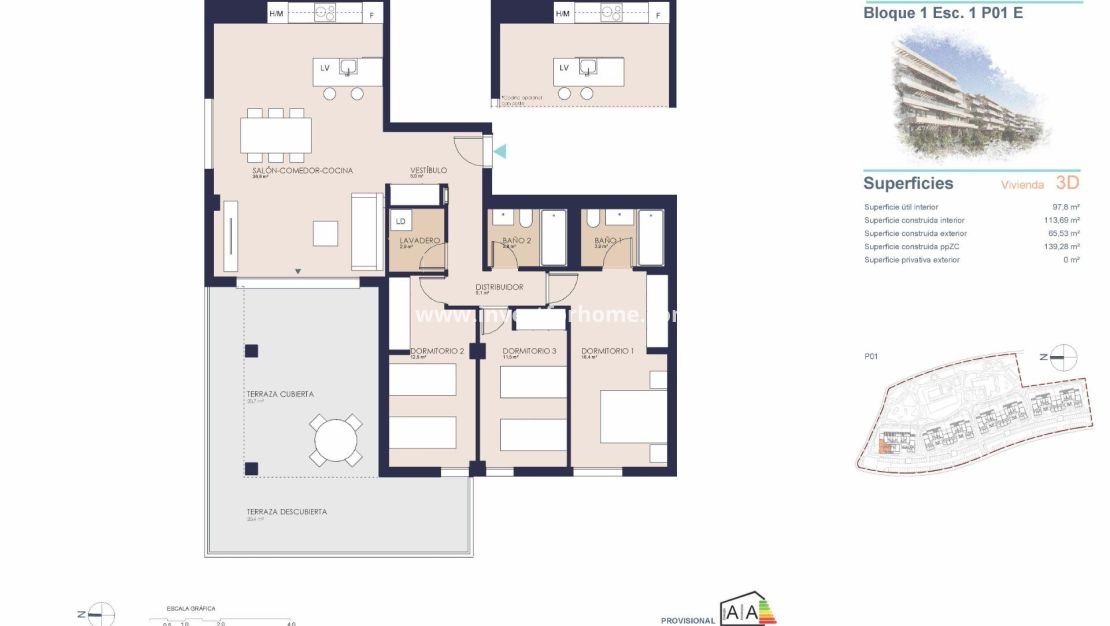 Nouvelle construction - Appartement - Denia - Playa de La Almadraba