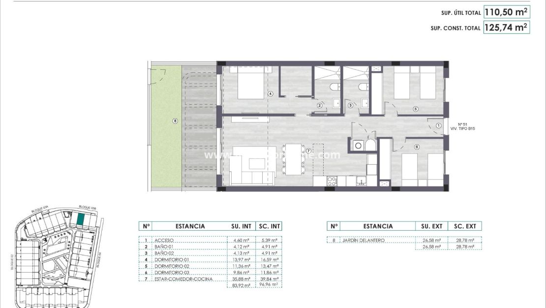 Nouvelle construction - Appartement - Monforte del Cid - Alenda Golf