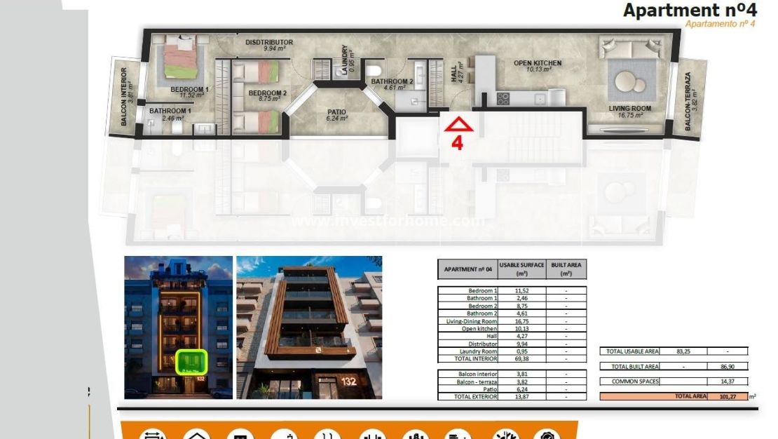 Nouvelle construction - Appartement - Torrevieja - Playa de El Cura