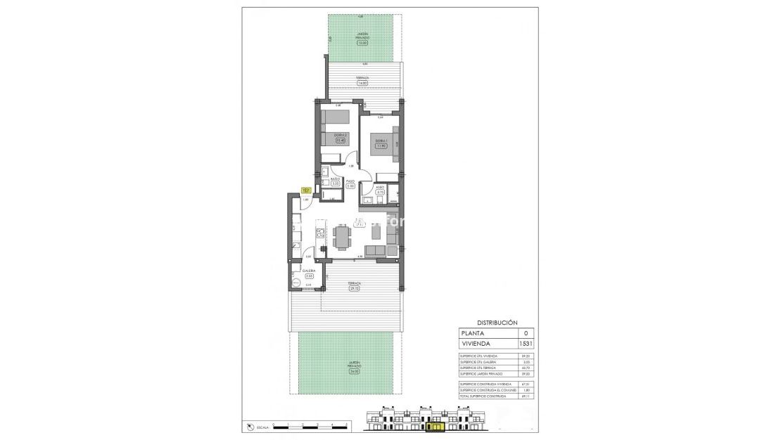 Nouvelle construction - Bungalow - Algorfa - La Finca Golf