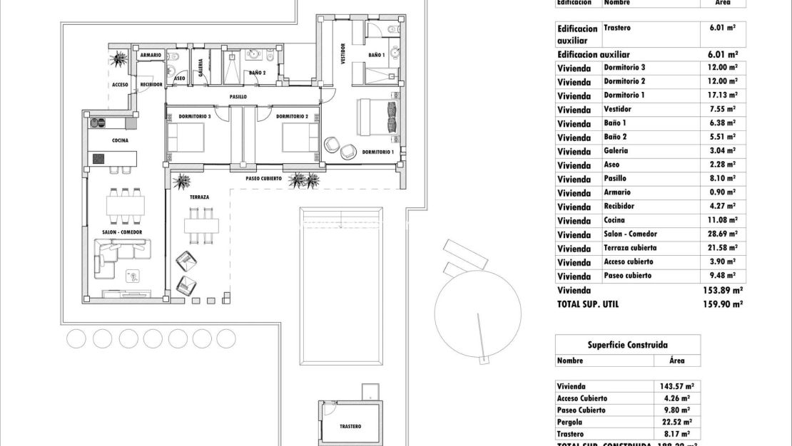 Nouvelle construction - Villa - Aspe - Poligono 19