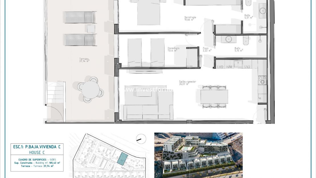 Nueva construcción - Apartamento - Aguilas - El Hornillo