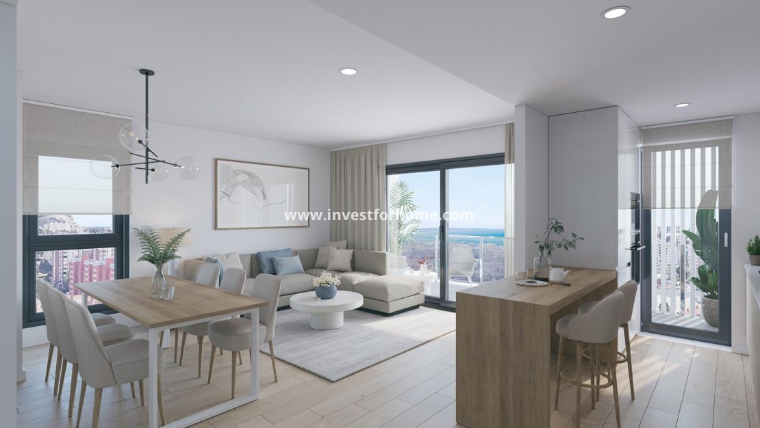 Nueva construcción - Apartamento - Alicante - San Agustín-PAU 2