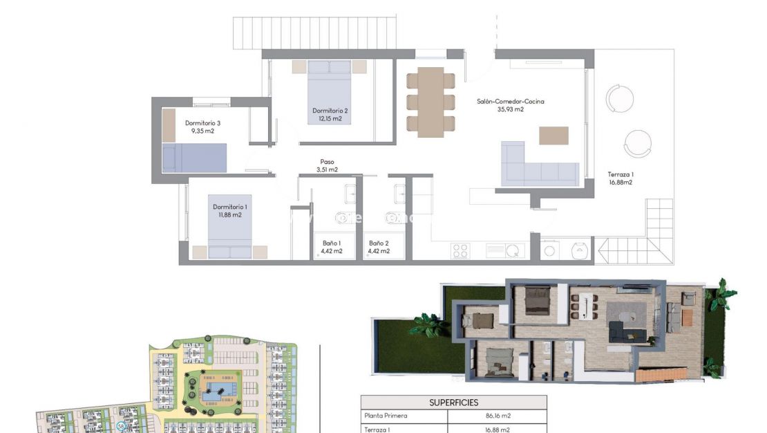Nueva construcción - Apartamento - Finestrat - Finestrat Hills