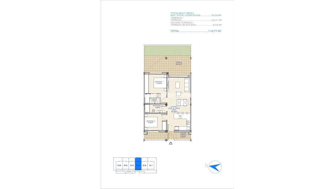 Nueva construcción - Apartamento - Los Alcázares - Serena Golf