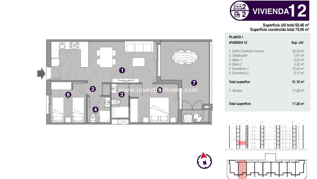 Nueva construcción - Apartamento - Torrevieja - Torrelamata - La Mata