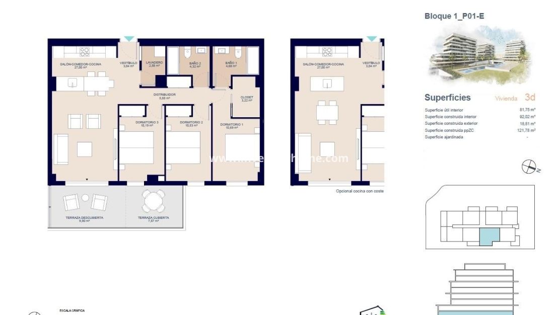 Nueva construcción - Apartamento - Villajoyosa - Playas del Torres