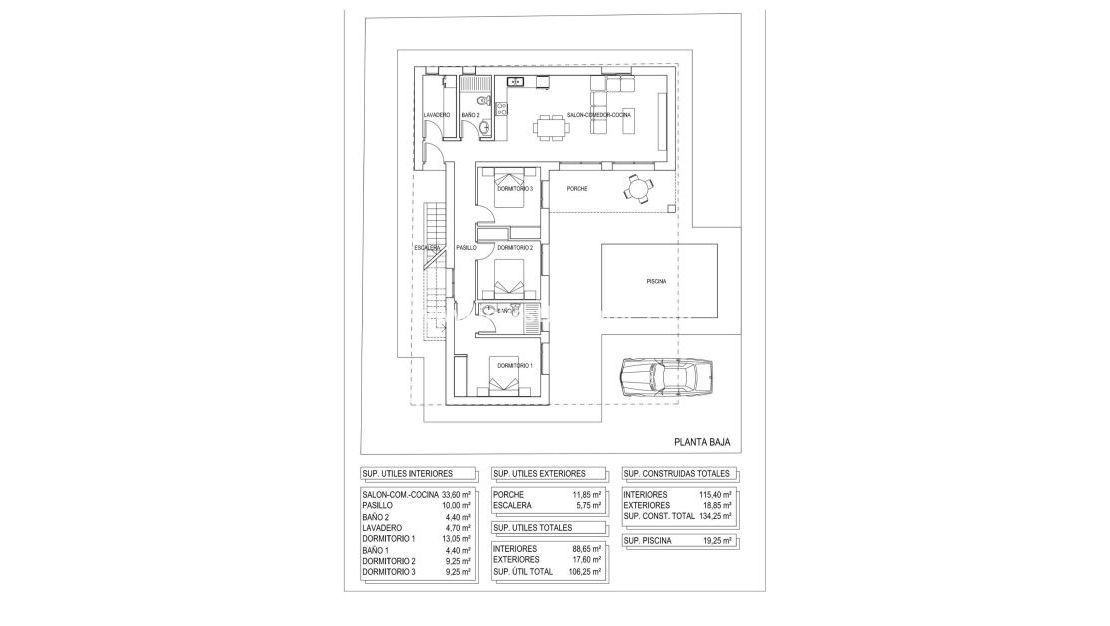 Nueva construcción - Chalet - Pinoso - Campo