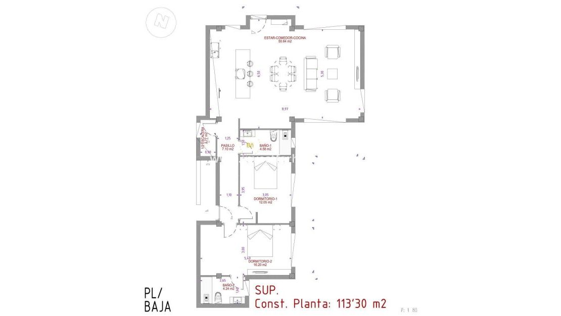 Nueva construcción - Chalet - Polop - La Alberca