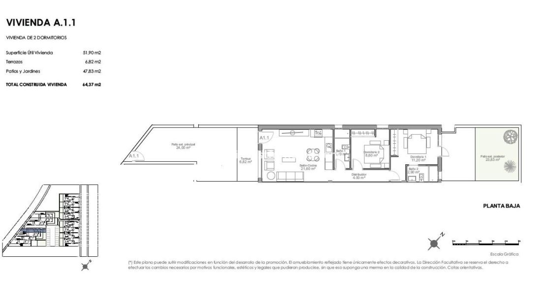 Nybyggnad - Bungalow - Puerto de Mazarron - Playa Negra