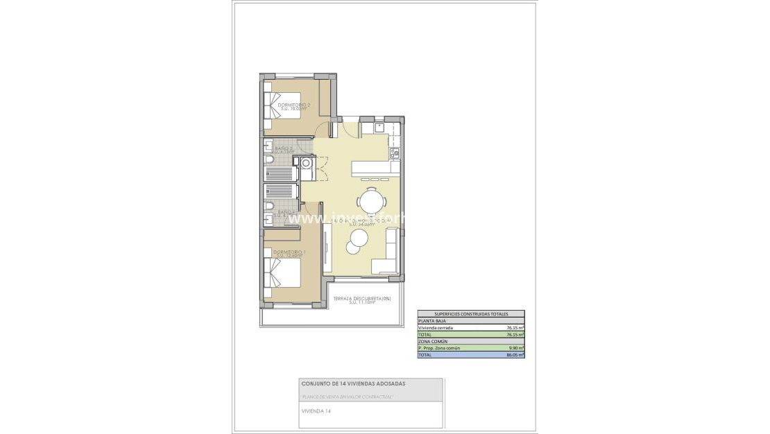 Nybyggnad - Bungalow - Rojales - Pueblo