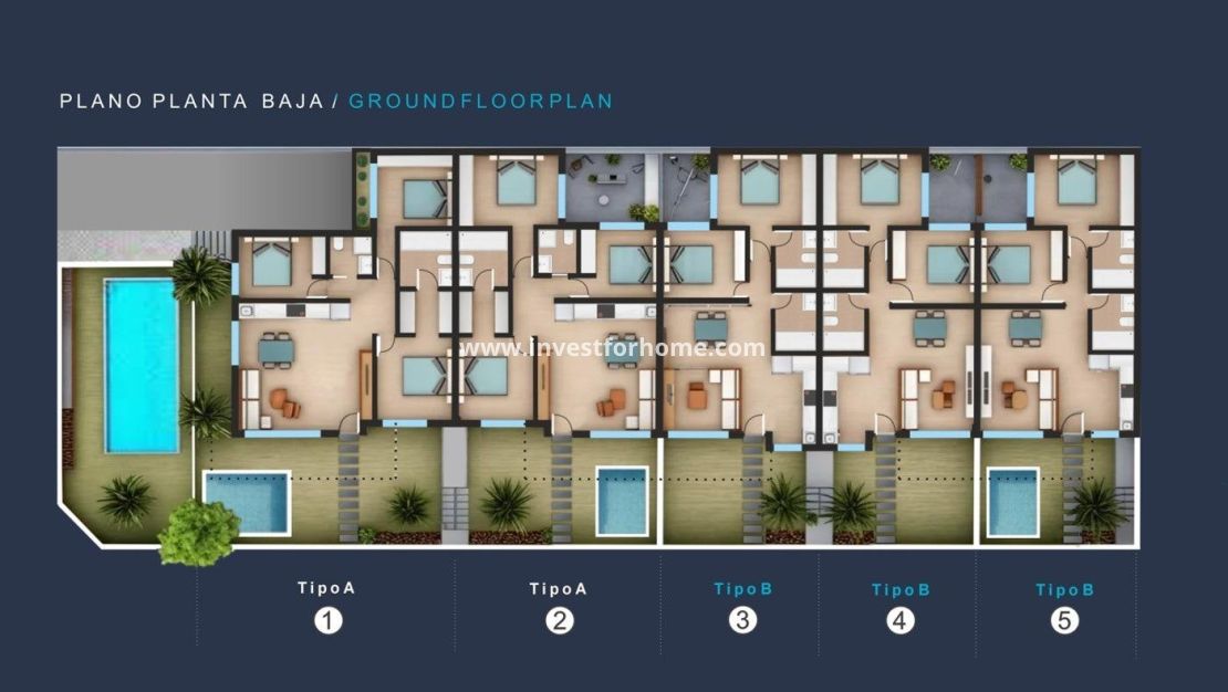 Nybyggnad - Bungalow - San Pedro del Pinatar - Los Pinos