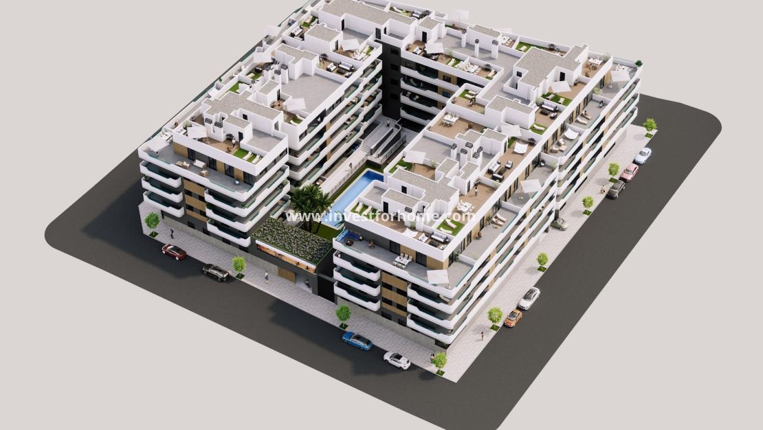 Nybyggnad - Lägenhet - Santa Pola - Eroski