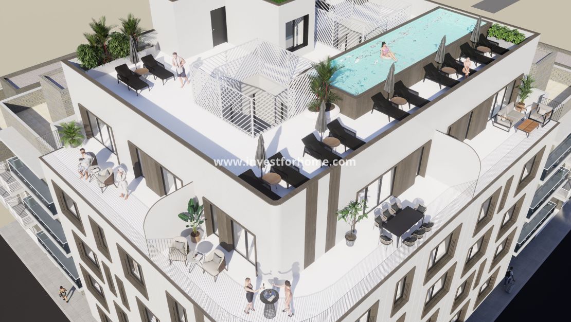 Nybyggnad - Lägenhet - Torrevieja - Centro