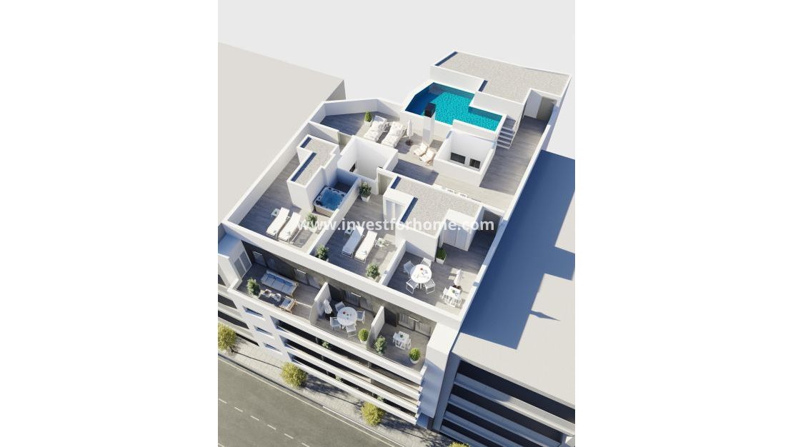 Nybyggnad - Lägenhet - Torrevieja - Centro