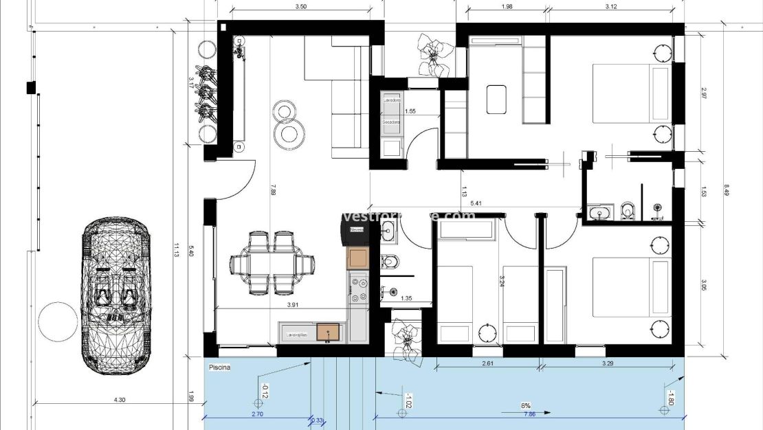 Nybyggnad - Villa - Benijofar - Urb. Monteazul