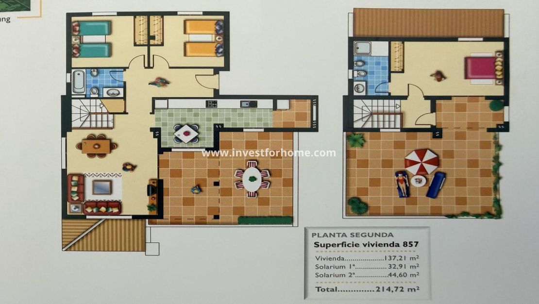 Sale - Apartment - Orihuela Costa - Inland