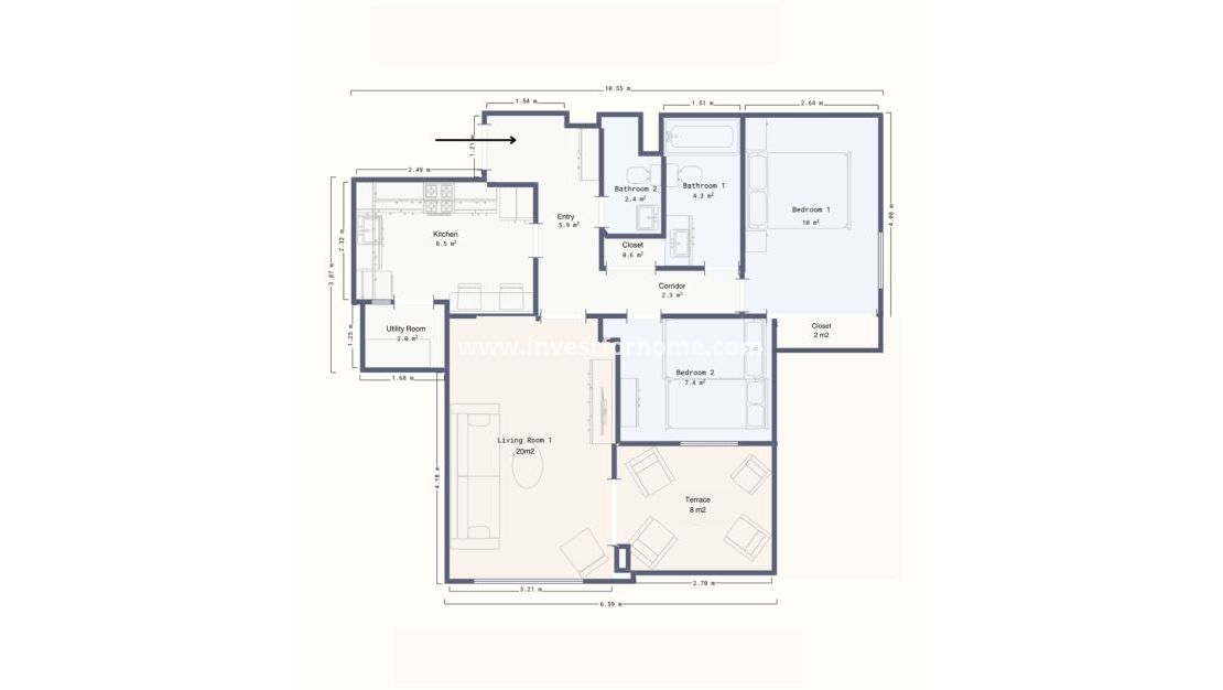 Sale - Apartment - Orihuela Costa - Lomas de Campoamor
