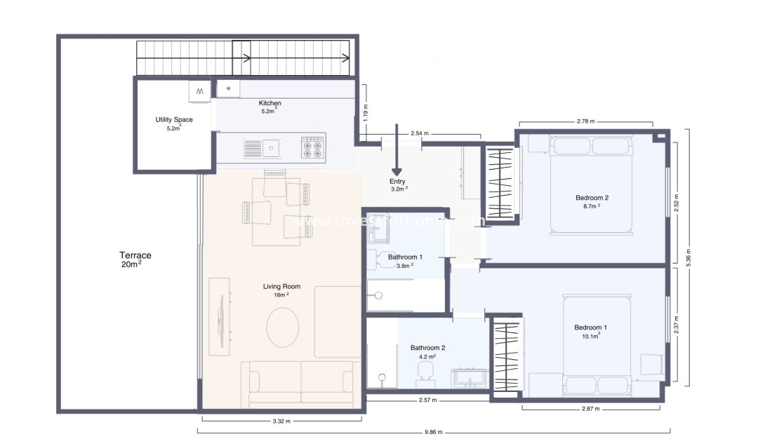 Sale - Apartment - Orihuela Costa - Villamartin
