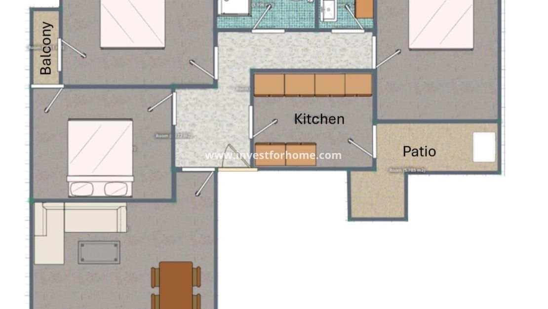 Sale - Apartment - Torrevieja - Las Piscinas Naturales