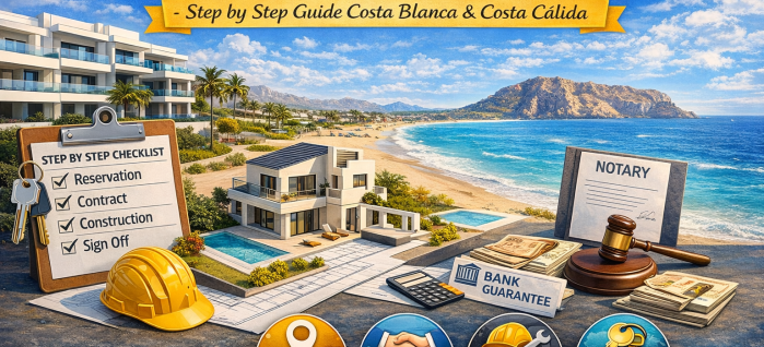 Buy New Build Property in Spain – Step by Step Guide Costa Blanca & Costa Cálida