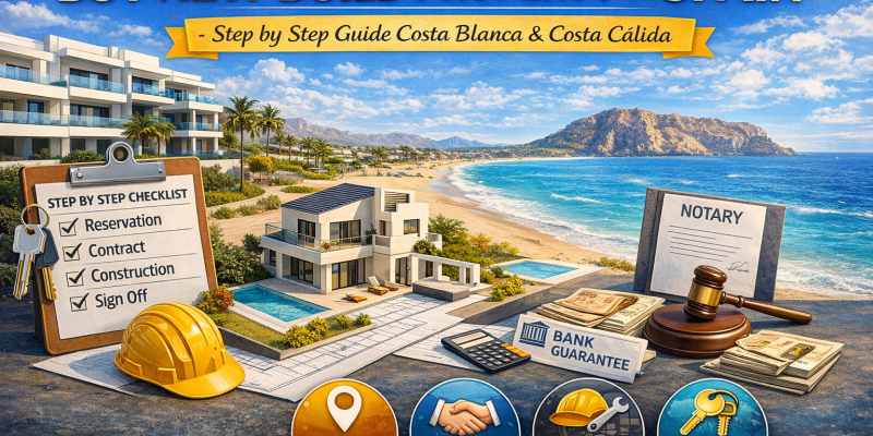 Buy New Build Property in Spain – Step by Step Guide Costa Blanca & Costa Cálida