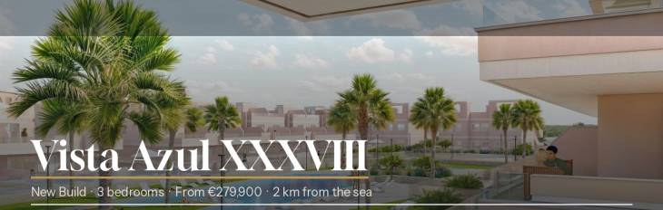 Obra nueva en Pilar de la Horadada – apartamentos, adosados y bungalows desde 279.900€ en Vista Azul XXXVIII